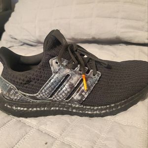 Adidas DNA ultra boost snake skin sneakers! Mens size 8. Women's 9.5